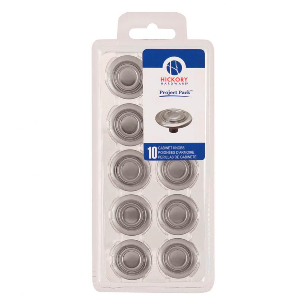 Knob 1-1/4 Inch Diameter (10 Pack)