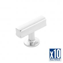 Hickory Hardware H077878CH-10B - T-Knob 1-15/16 Inch X 15/16 Inch (10 Pack)
