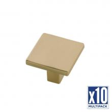 Hickory Hardware HH075341-EGN-10B - Knob 1-1/4 Inch Square (10 Pack)