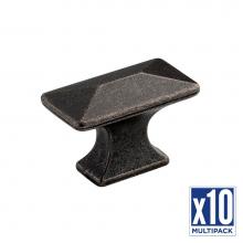 Hickory Hardware P2150-WOA-10B - Knob 1-1/4 Inch x 11/16 Inch (10 Pack)