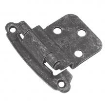 Hickory Hardware P243-VP - Hinge 3/8 Inch Inset Surface Face Frame Self-Close (2 Pack)