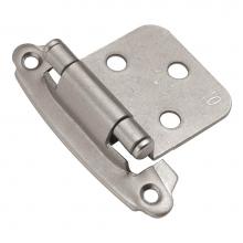 Hickory Hardware P244-SN - Hinge Flush Surface Face Frame Self-Close (2 Pack)