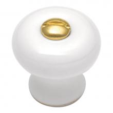 Hickory Hardware P3-W - Knob 7/8 Inch Diameter