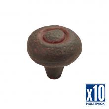 Hickory Hardware P3003-RI-10B - Knob 1-1/2 Inch Diameter Multi Pack (10 Pack)
