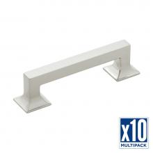 Hickory Hardware P3011-SN-10B - Pull 3-3/4 Inch (96mm) Center to Center (10 Pack)