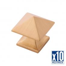 Hickory Hardware P3015-BGB-10B - Knob 1-1/4 Inch Square (10 Pack)