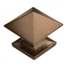 Hickory Hardware P3015-VBZ - Studio Collection Knob 1-1/4'' Diameter Veneti Bronze Finish