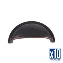 Hickory Hardware P3055-VB-10B - Cup Pull 3 Inch Center to Center (10 Pack)