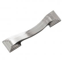 Hickory Hardware P3100-SN - Deco Collection Pull 3-1/2'' C/C Satin Nickel Finish