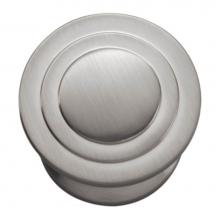 Hickory Hardware P3101-SN - Deco Collection Knob 1-1/4'' Diameter Satin Nickel Finish