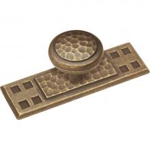 Hickory Hardware P7529-WDA - Arts & Crafts Collection Backplate 3-1/2'' X 1'' Windover Antique Finish