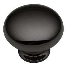 Hickory Hardware P771-BLN - 1-1/4 In. Cottage Black Nickel Cabinet Knob
