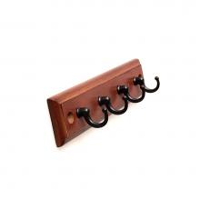 Hickory Hardware S058028-MGBI - 4 Key Hook Rail 8 Inch Long
