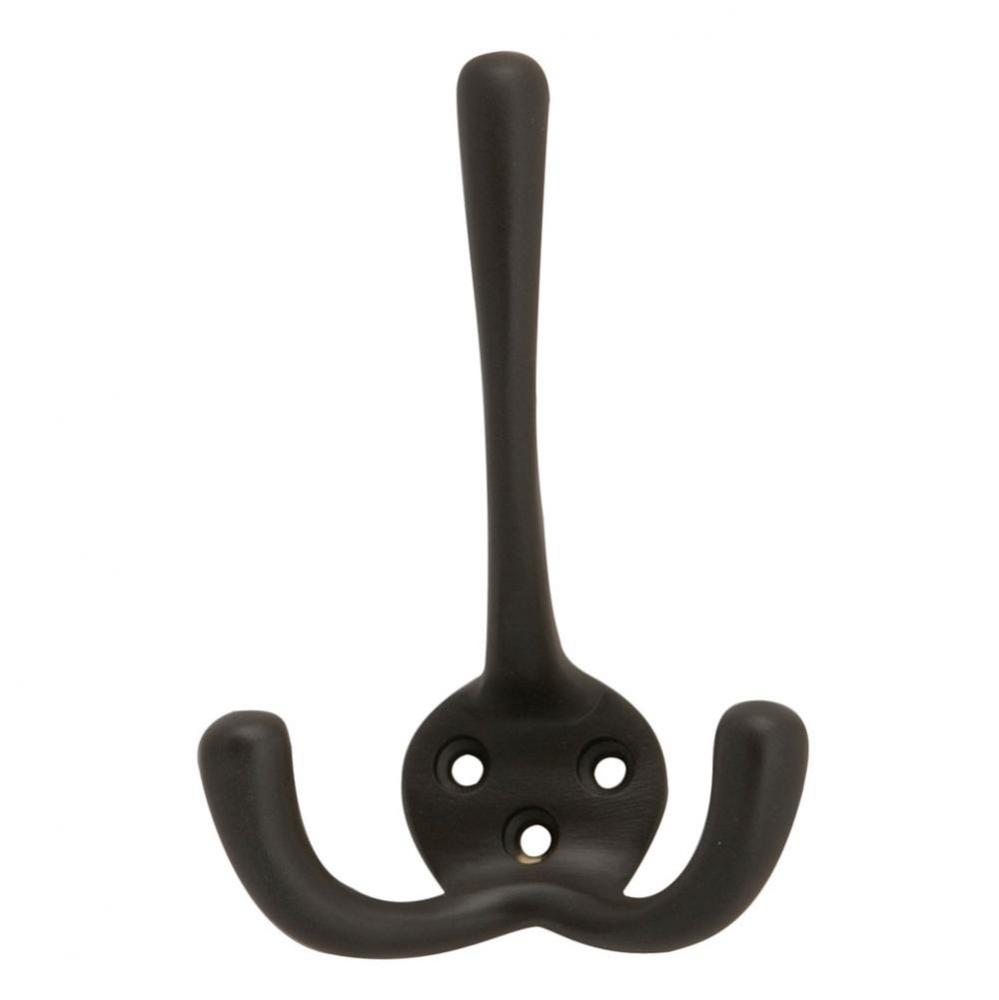 Utility Hook, Double, 3/4'' C/C