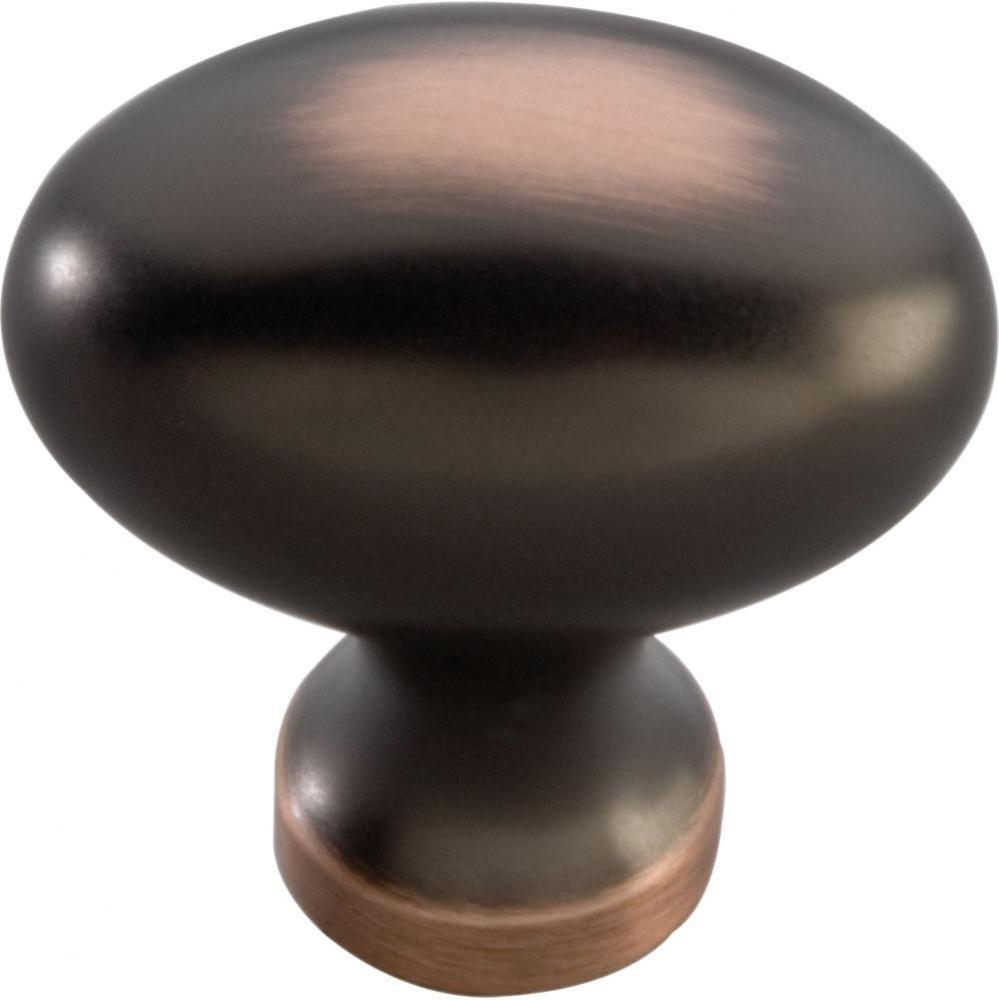 Knob, 1-1/4'' X 13/16'' Oval