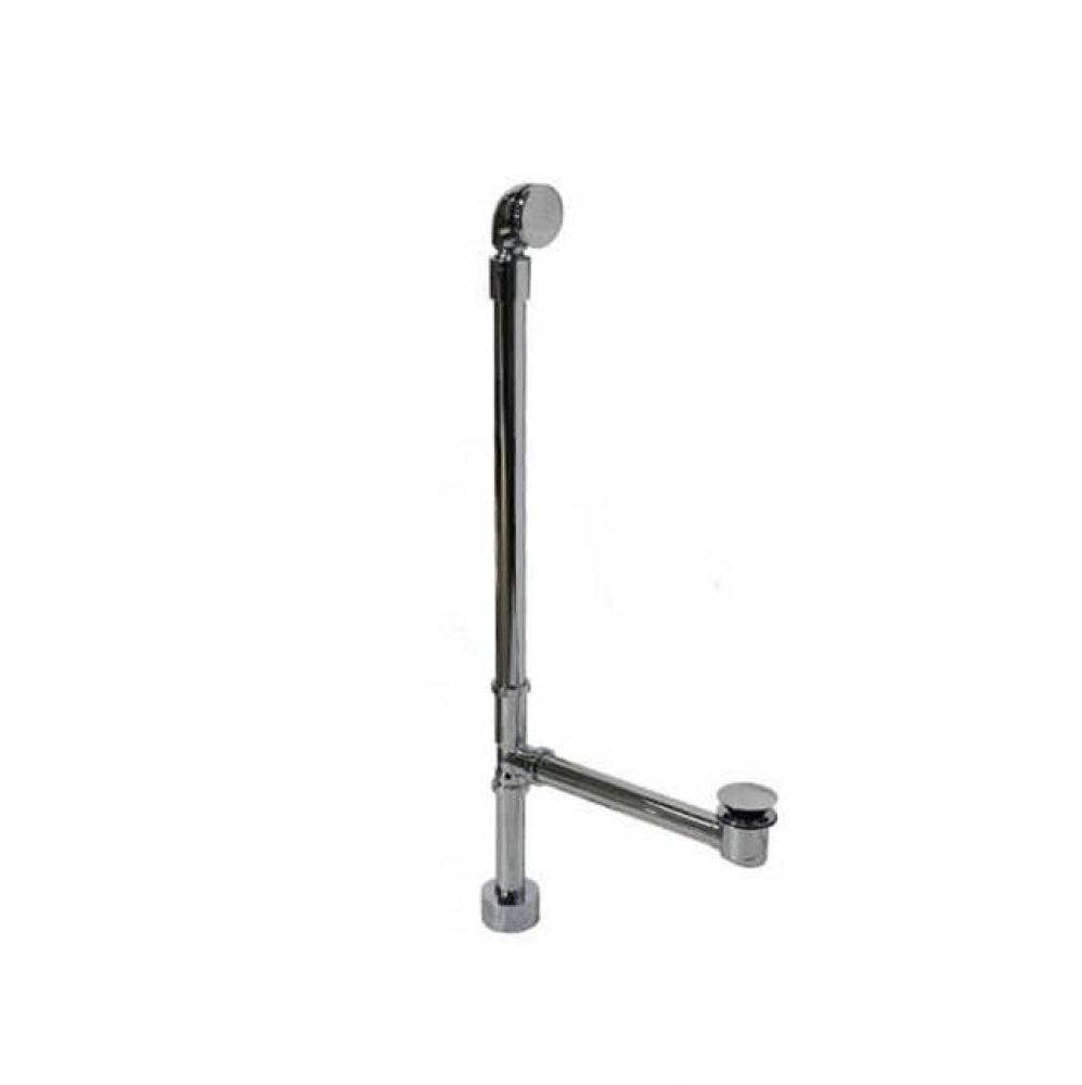 Exposed Bottom Outlet Bath Waste & Overflow with Swivel Neck & EZ-Click™ Drain