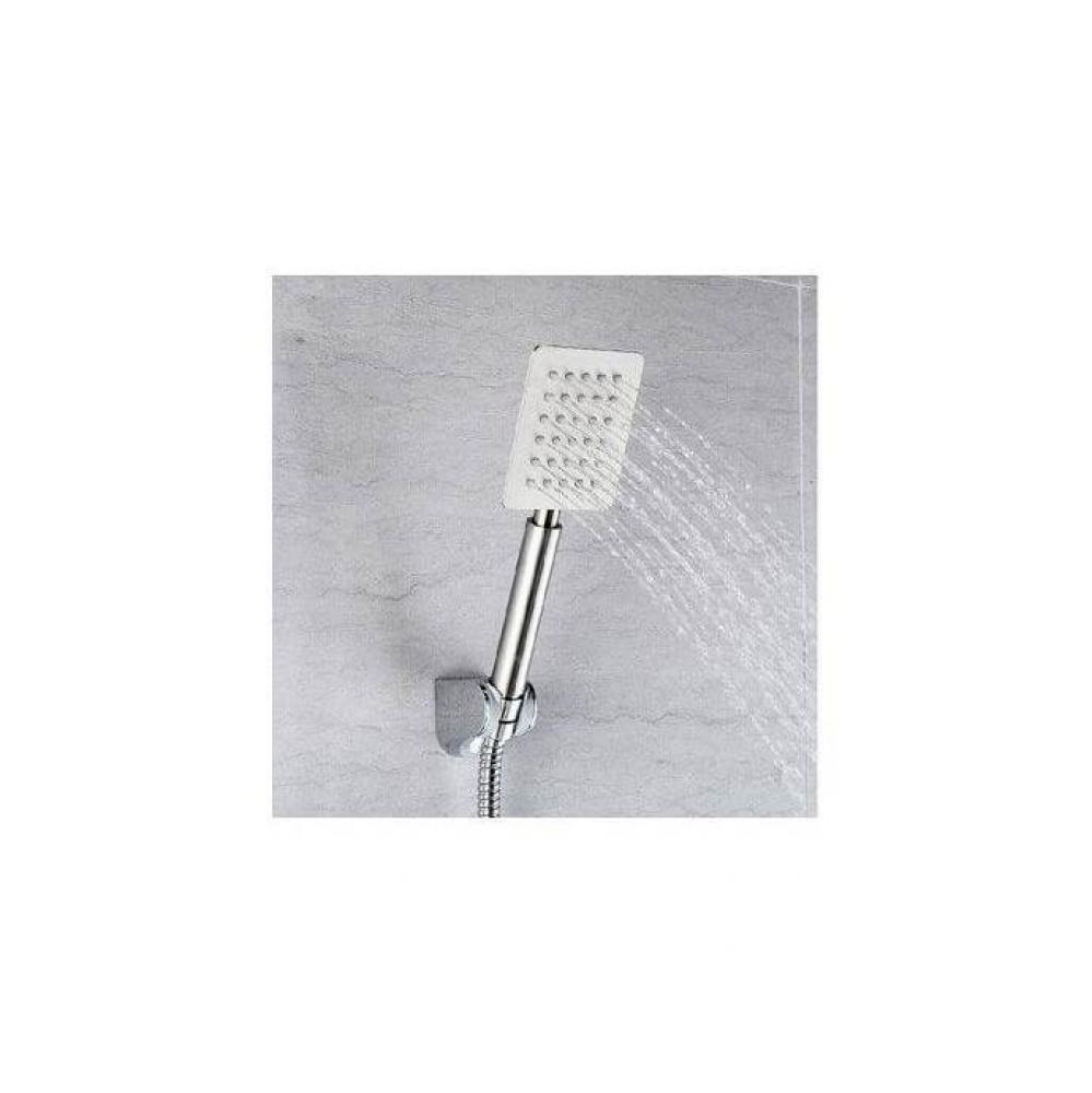 Square Stainless Steel Bent Hand Shower