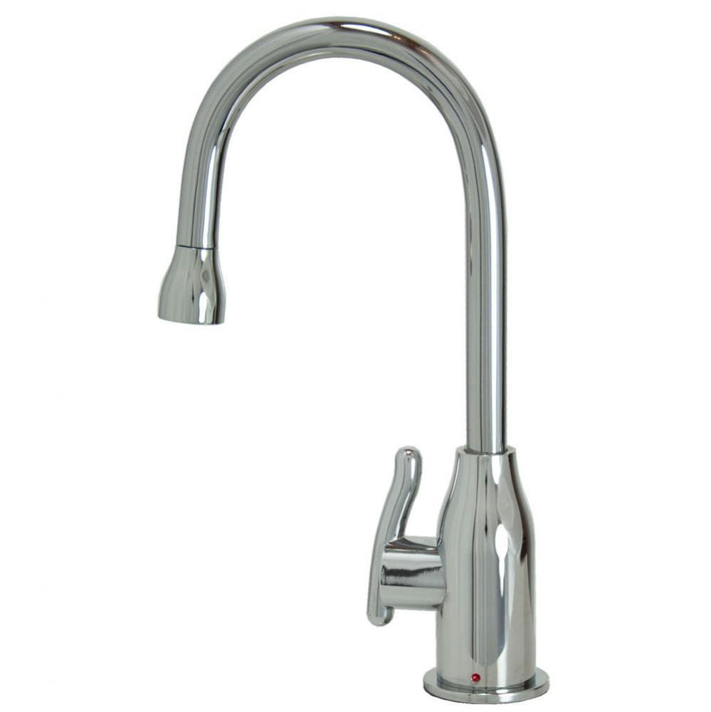 Hot Water Faucet with Modern Curved Body & Handle