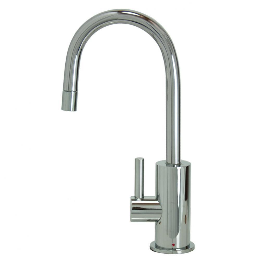 Hot Water Faucet with Contemporary Round Body & Handle