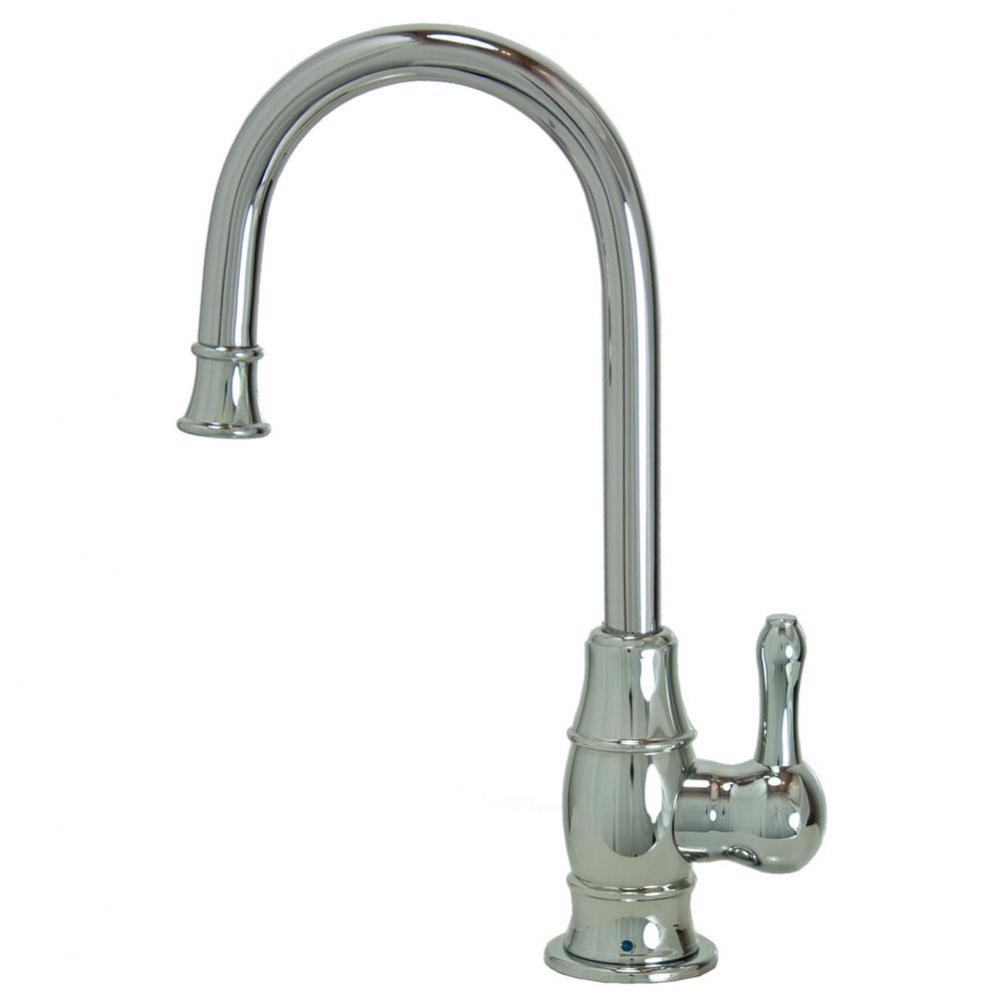 Point-of-Use Drinking Faucet with Traditional Curved Body & Curved Handle & Mountain Pure&