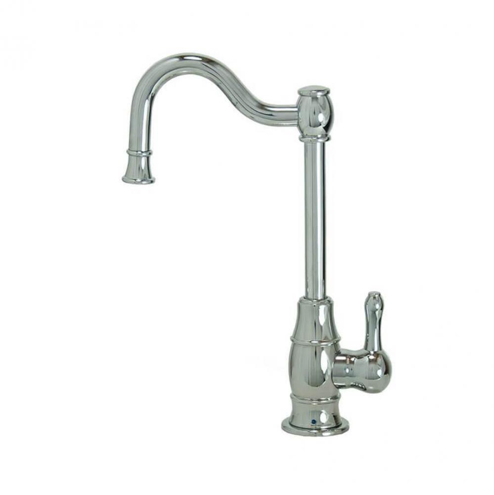 Point-of-Use Drinking Faucet with Traditional Double Curved Body and Curved Handle