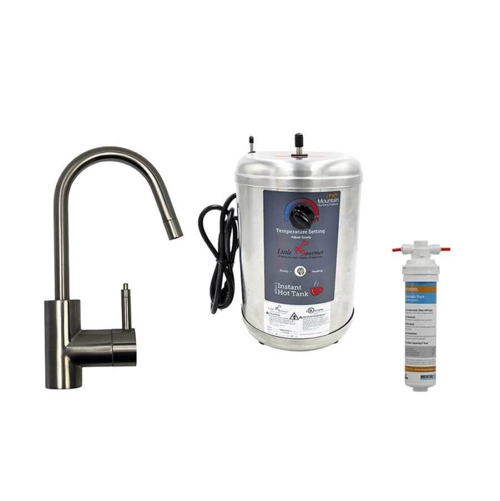 Single Handle Hot and Cold Faucet and Little Gourmet Premium Hot Water Tank
