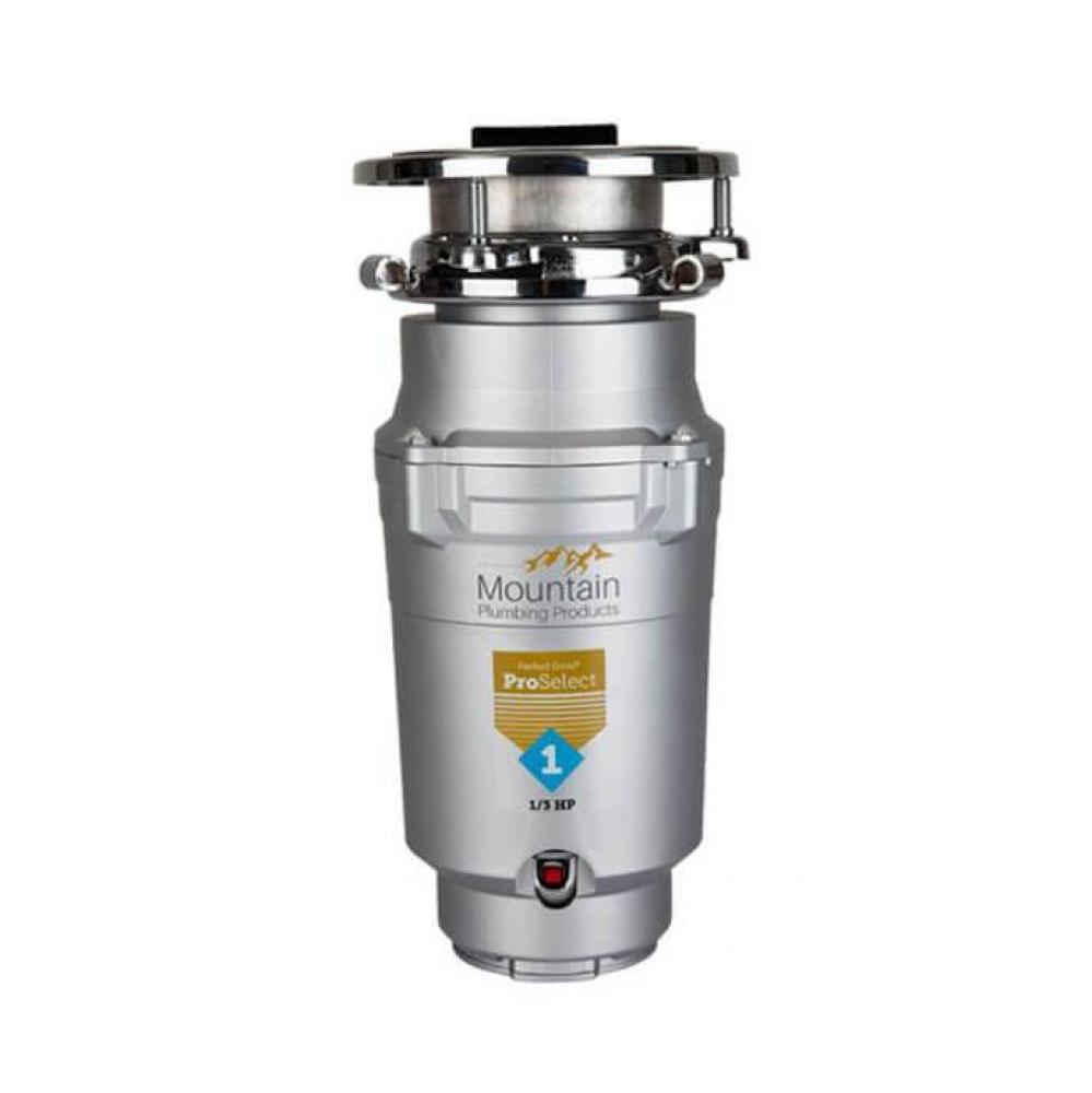 Perfect Grind® ProSelect 1 Waste Disposer – Continuous Feed 3-Bolt Mount 1/3 HP