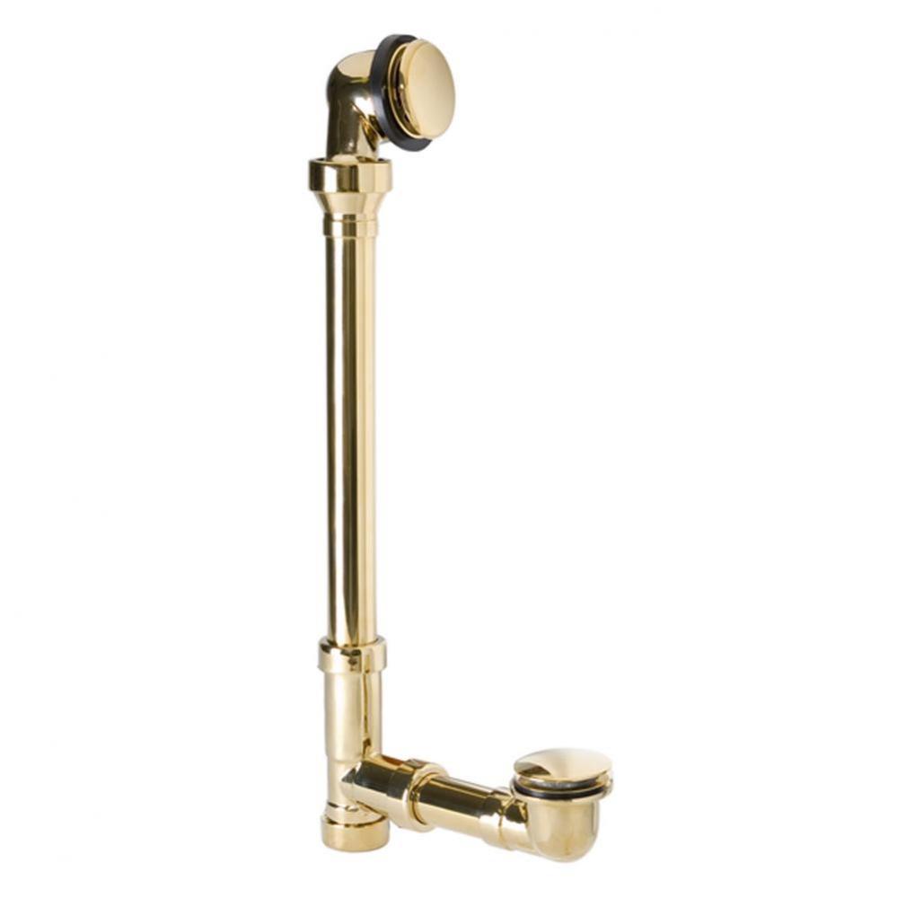 Clawfoot Style Bath Waste & Overflow with EZ-Click™ Trim Kit (Brass Body)