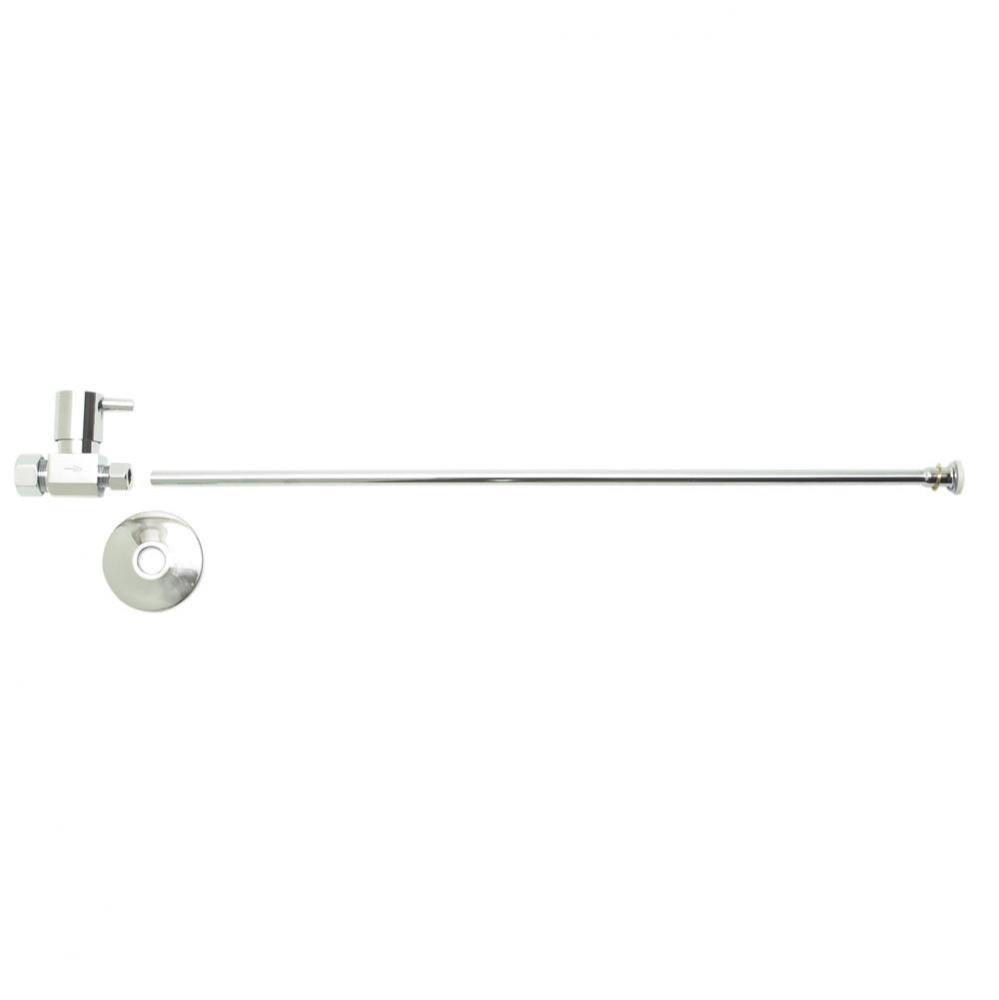 Toilet Supply Kit - Contemporary Lever Handle with 1/4 Turn Ceramic Disc Cartridge Valve (MT5120L-