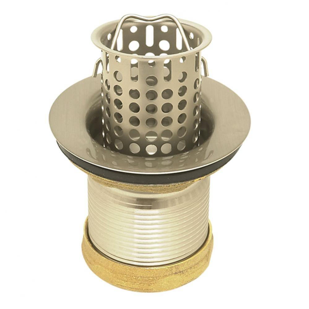 2-1/2'' Brass Bar/Prep Strainer with Lift-Out Basket
