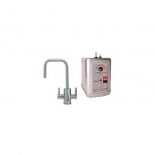 Mountain Plumbing MT1831DIY-NL/ULB - Hot & Cold Water Faucet with Contemporary Round Body & Handles (90° Spout) & Litt