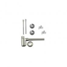 Mountain Plumbing MT8002-NL/CPB - Lavatory Supply Kit - Brass Oval Handle with 1/4 Turn Ball Valve (MT403-NL) - Angle, Bottle Trap