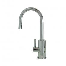 Mountain Plumbing MT1840-NL/WH - Hot Water Faucet with Contemporary Round Body and Handle