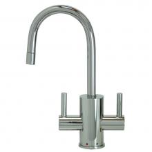 Mountain Plumbing MT1841-NL/CPB - Hot & Cold Water Faucet with Contemporary Round Body & Handles