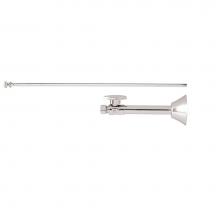 Mountain Plumbing MT4811X-NL/CPB - Toilet Supply Kit - Brass Oval Handle with 1/4 Turn Ball Valve (MT317-NL) - Straight Sweat, Flat H