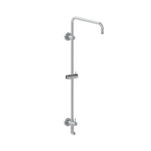 Mountain Plumbing MTRRP-2CA/CPB - Rain Rail Plus – Wall Mounted Shower Rail with Bottom Outlet Integral Waterway and Diverter (Sho
