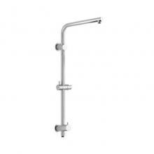 Mountain Plumbing MTRRP/CPB - Rain Rail Plus – Wall Mounted Shower Rail with Bottom Outlet Integral Waterway and Diverter (Sta