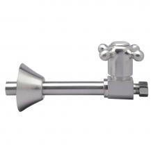 Mountain Plumbing MT417X-NL/CPB - Brass Cross Handle with 1/4 Turn Ceramic Disc Cartridge Valve - Lead Free - Straight Sweat