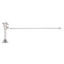 Mountain Plumbing MT4840X-NL/CPB - Toilet Supply Kit - Brass Cross Handle 1/4 Turn Ceramic Disc Cartridge Valve (MT416X-NL) - Angle S