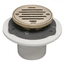 Mountain Plumbing MT507A/ULB - 4'' Round Complete Shower Drain - ABS