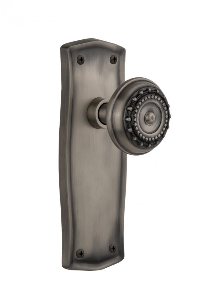 Nostalgic Warehouse Prairie Plate Passage Meadows Door Knob in Antique Pewter