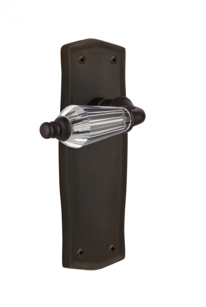 Nostalgic Warehouse Prairie Plate Passage Parlor Lever in Oil-Rubbed Bronze
