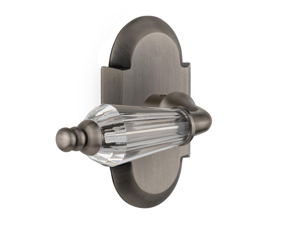 Nostalgic Warehouse Cottage Plate Single Dummy Parlor Lever in Antique Pewter