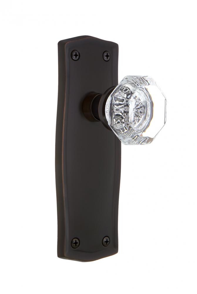 Nostalgic Warehouse Prairie Plate Privacy Waldorf Door Knob in Timeless Bronze