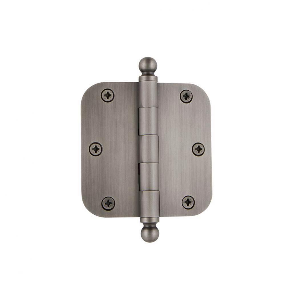 Nostalgic Warehouse 3.5'' Ball Tip Residential Hinge with 5/8'' Radius Corners