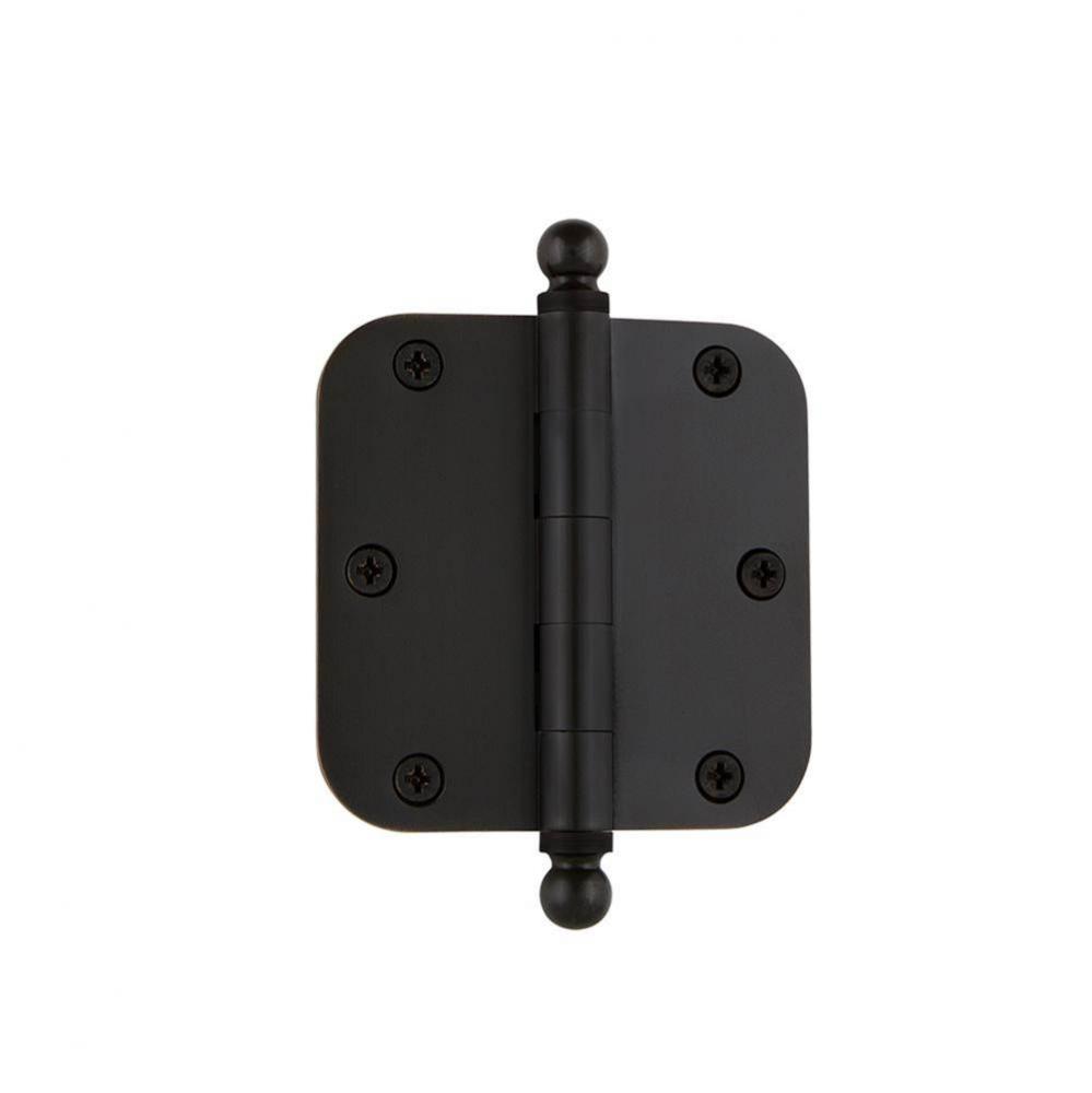 Nostalgic Warehouse 3.5'' Ball Tip Residential Hinge with 5/8'' Radius Corners
