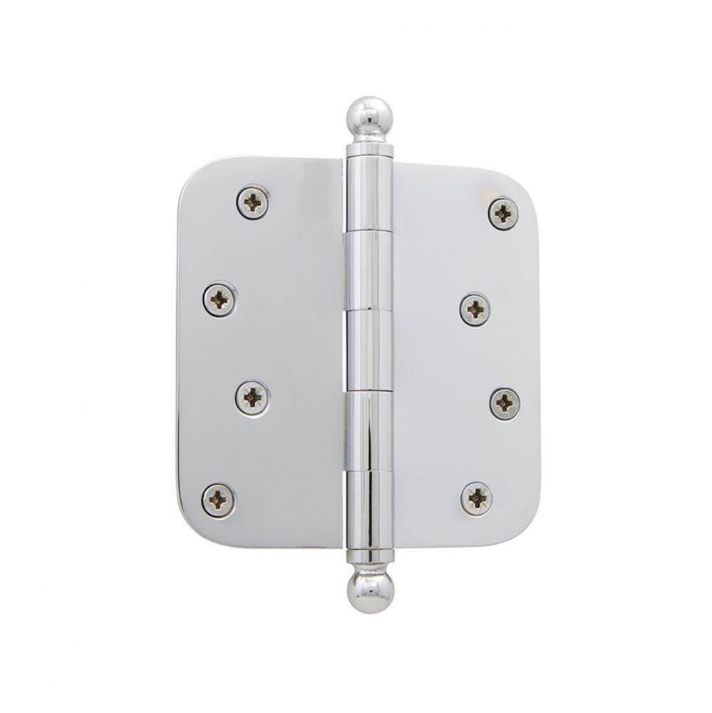 Nostalgic Warehouse 4'' Ball Tip Residential Hinge with 5/8'' Radius Corners i