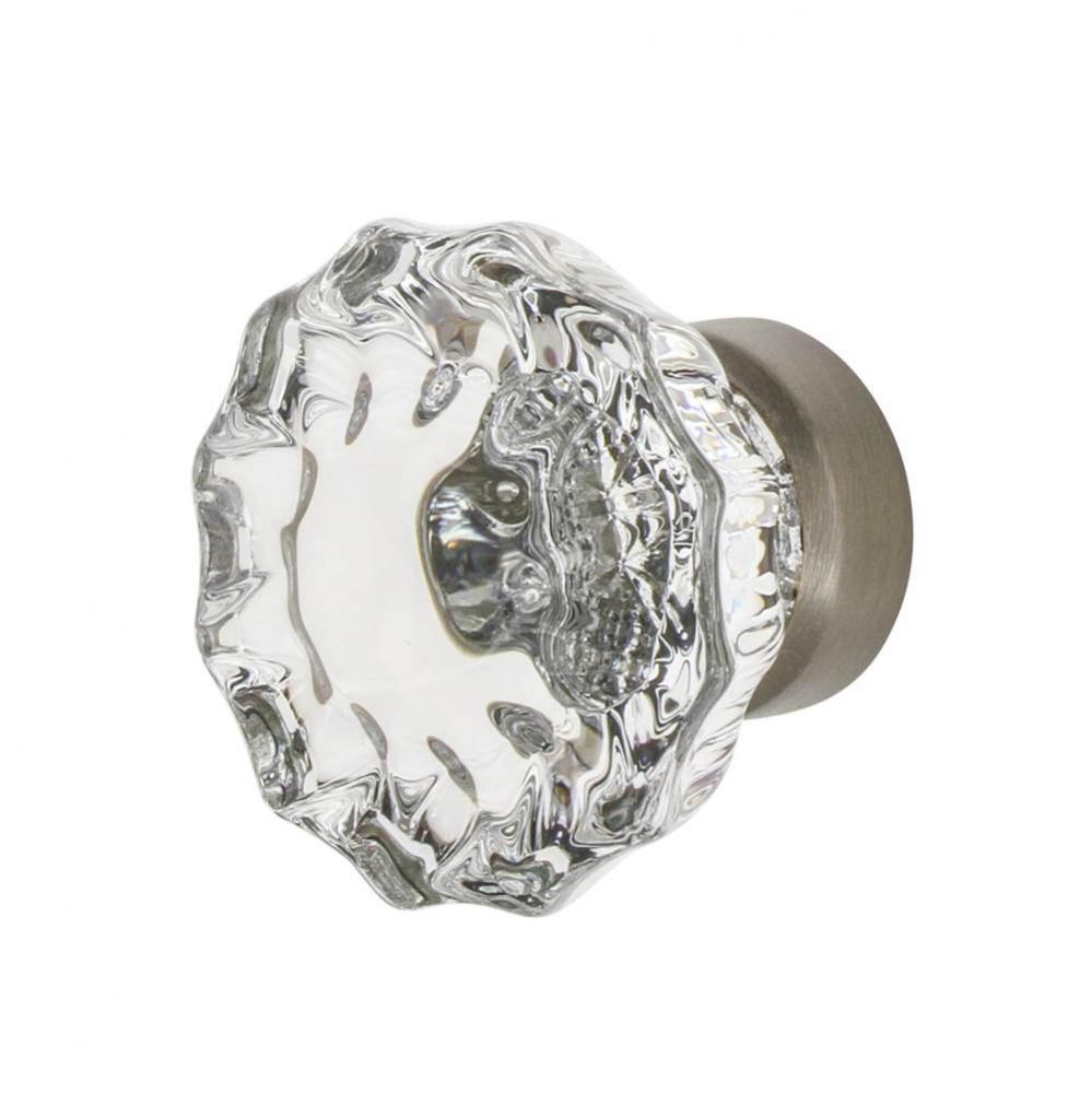 Nostalgic Warehouse Crystal 1 3/8'' Cabinet Knob in Satin Nickel