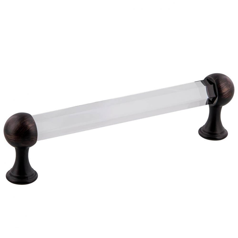 Nostalgic Warehouse Crystal Handle Pull 5'' On Center in Timeless Bronze