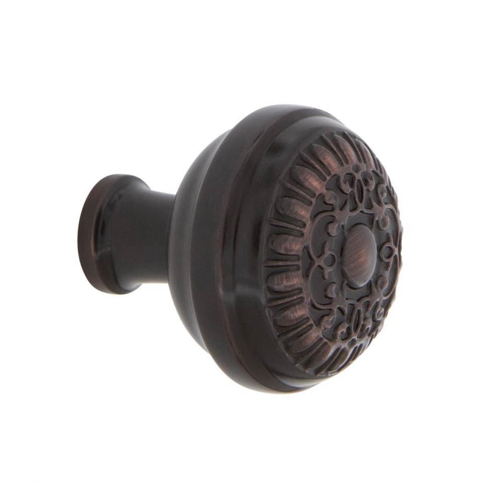 Nostalgic Warehouse Egg And Dart Brass 1 3/8'' Cabinet Knob in Timeless Bronze